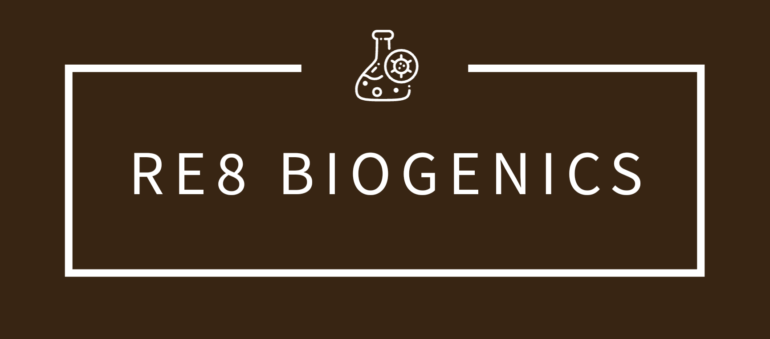 RE8 BIOGENICS logo